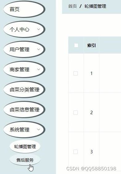 java街邊熟食店鹵菜網上商城系統springboot vue